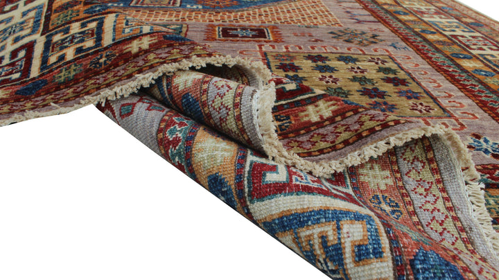 Tribal 5'6x7'10 Ft Hand Knotted Shirvan Rug - Oriental Afghan Rugs - Soft, plush Wool Rug - 6x8 Bedroom Rug - Living Room Rug - Office Rugs-San Francisco Rugs--San Francisco Rugs