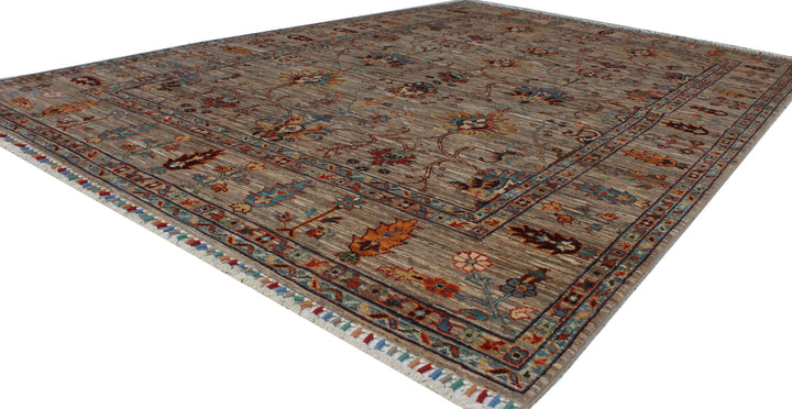 5'6x8'2 Ft Hand Knotted Rug - Natural Gray, LambsWool Rug - Tribal Afghan Rug - 6x8 Bedroom Rug - Living Room Rug - Office Rug - Home Decors-San Francisco Rugs--San Francisco Rugs