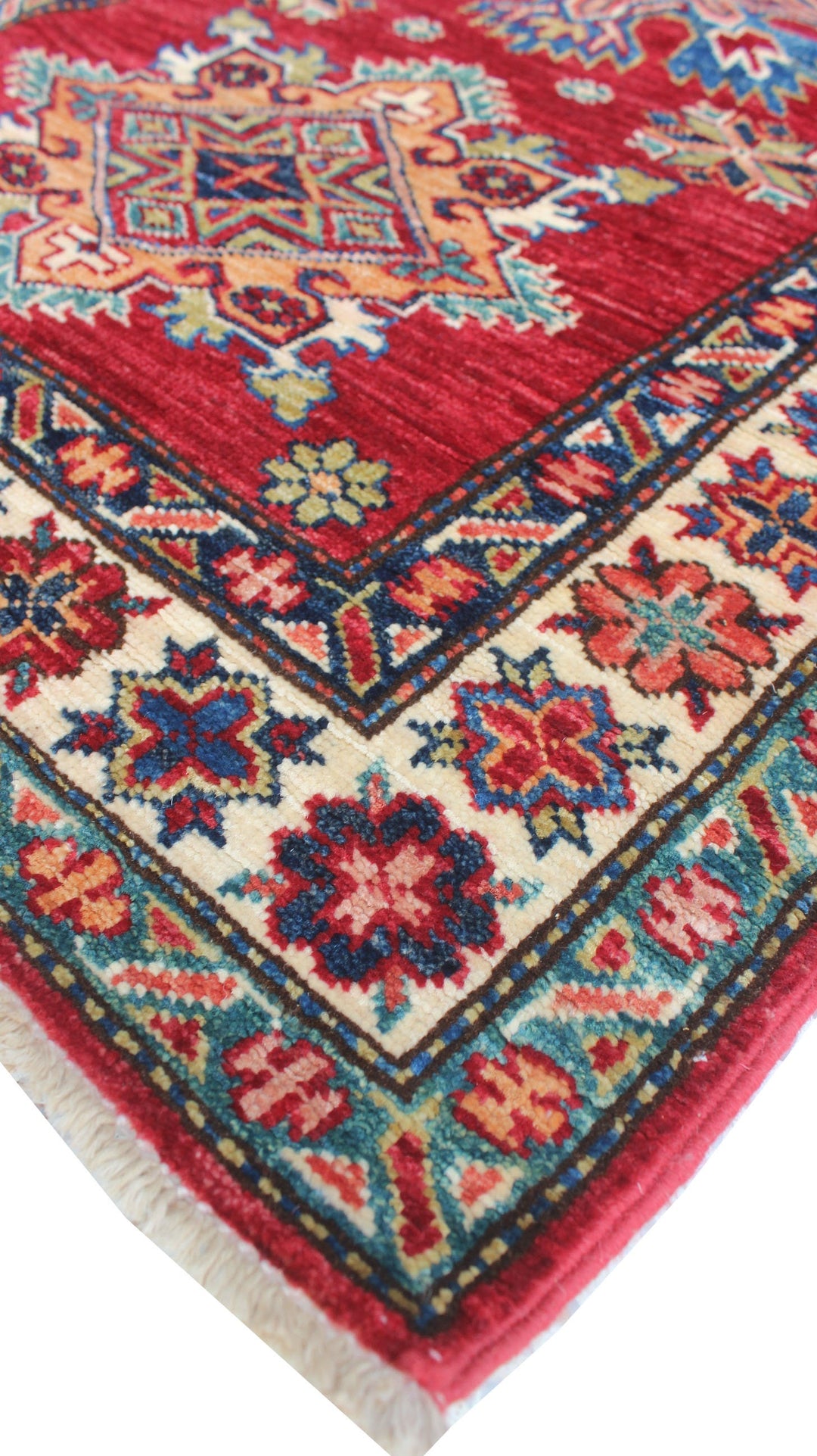 Red 2'7x8'4 Ft Hand Knotted Runner Rug - Oriental Runner Rugs - Tribal Hallway Runner Rug - Plush Wool Rug - Kitchen Runner Rug - Home Decor-San Francisco Rugs--San Francisco Rugs