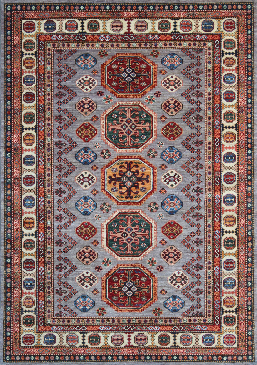 Beautiful 5x7 Ft Hand Knotted Afghan Rug - Tribal Area Rug - Oriental Rug - Plush Wool Rug - Small Office Rug - Living Room Rug - Home Decor-San Francisco Rugs--San Francisco Rugs