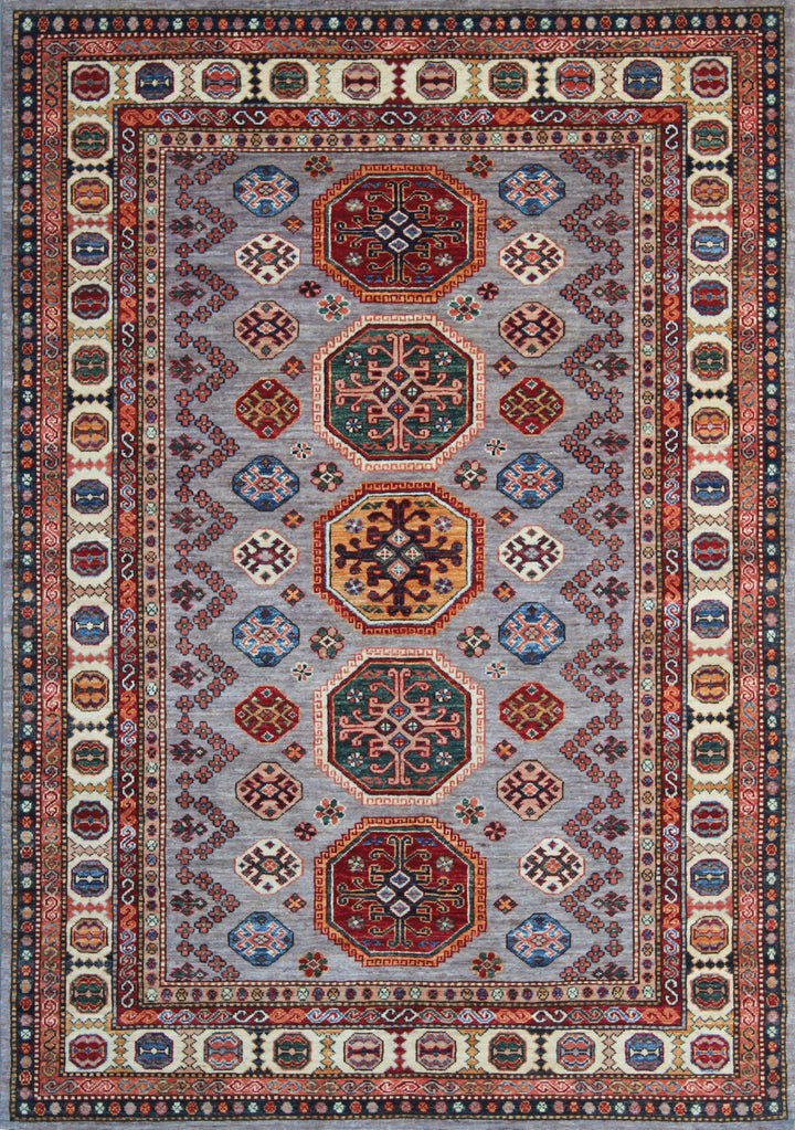 Beautiful 5x7 Ft Hand Knotted Afghan Rug - Tribal Area Rug - Oriental Rug - Plush Wool Rug - Small Office Rug - Living Room Rug - Home Decor-San Francisco Rugs--San Francisco Rugs