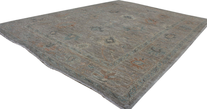 Vintage 5x7 Ft Oriental Wool Rug - Turkish Oushak Rug - Hand Knotted Area Rug - 5x7 Living Room Rug - Small Bedroom Rug - Family Room Rug-San Francisco Rugs--San Francisco Rugs
