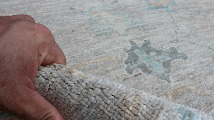 Vintage 5x7 Ft Oriental Wool Rug - Turkish Oushak Rug - Hand Knotted Area Rug - 5x7 Living Room Rug - Small Bedroom Rug - Family Room Rug-San Francisco Rugs--San Francisco Rugs