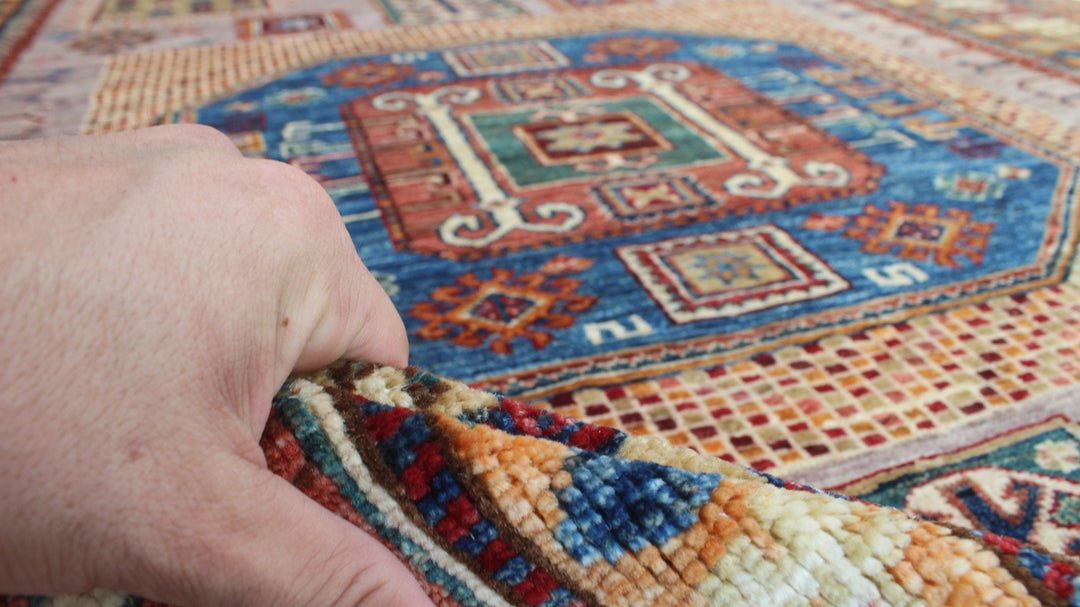 Tribal 5'6x7'10 Ft Hand Knotted Shirvan Rug - Oriental Afghan Rugs - Soft, plush Wool Rug - 6x8 Bedroom Rug - Living Room Rug - Office Rugs-San Francisco Rugs--San Francisco Rugs