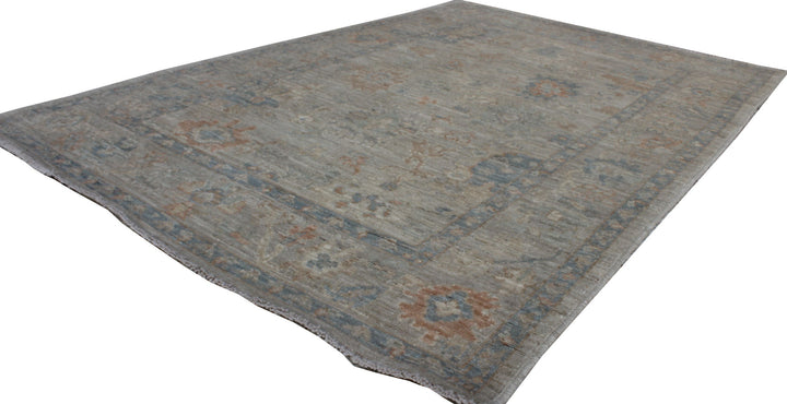 Vintage 4x6 Ft Hand Knotted Wool Rug - Muted Color, Turkish Oushak Rug - Tribal Area Rug - Entryway Rug - Small Kitchen Rug - Office Rug-San Francisco Rugs--San Francisco Rugs