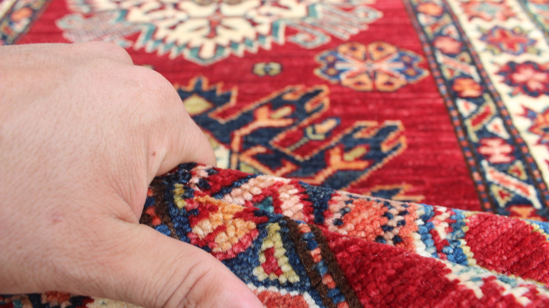 Red 2'7x8'4 Ft Hand Knotted Runner Rug - Oriental Runner Rugs - Tribal Hallway Runner Rug - Plush Wool Rug - Kitchen Runner Rug - Home Decor-San Francisco Rugs--San Francisco Rugs