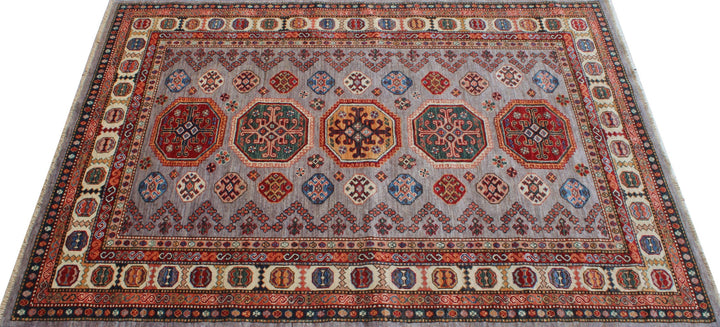 Beautiful 5x7 Ft Hand Knotted Afghan Rug - Tribal Area Rug - Oriental Rug - Plush Wool Rug - Small Office Rug - Living Room Rug - Home Decor-San Francisco Rugs--San Francisco Rugs