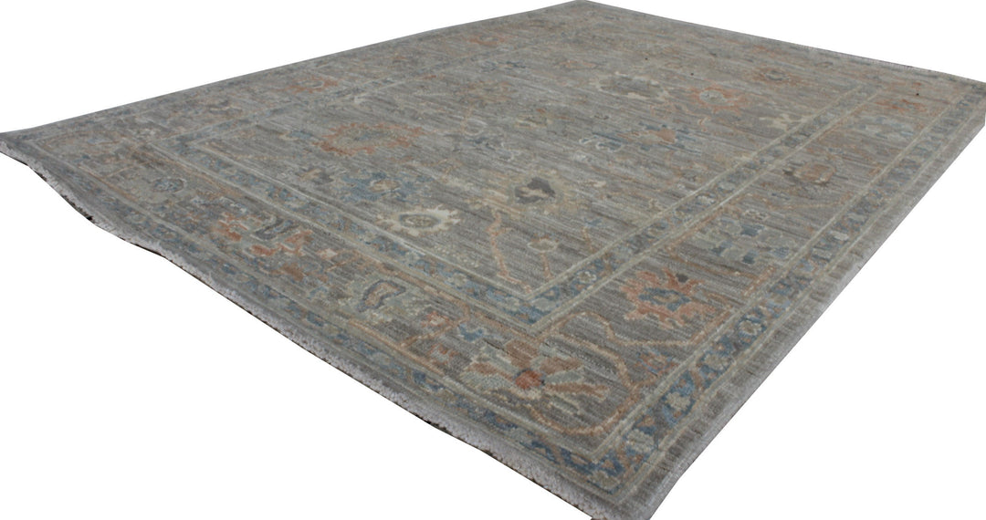 Gray 4x6 Ft Hand Knotted Vintage Rug - Turkish Oushak Rug - Soft, Plush Wool Rug - Tribal Area Rug - 4x6 Entryway Rug - Small Office Rug-San Francisco Rugs--San Francisco Rugs