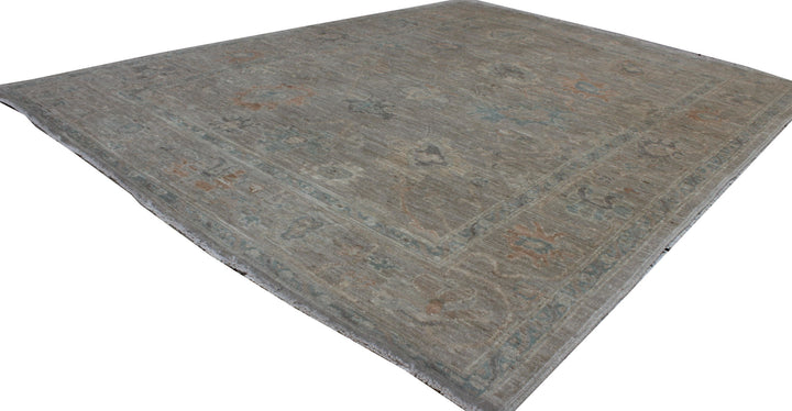 Vintage 5x7 Ft Hand Knotted Rug - Turkish Oushak Rug - Plush Wool Rug - Hand Woven Oriental Rug - Light Color Bedroom Rug - 5x7 Office Rug-San Francisco Rugs--San Francisco Rugs