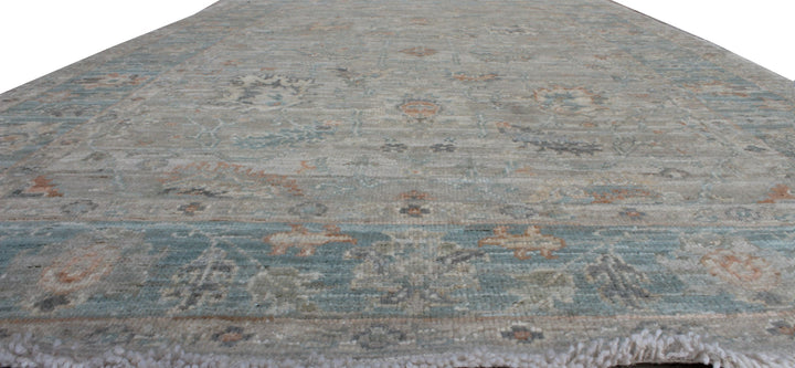 Turkish Oushak Rug - Muted Color Rug - Hand Knotted Oriental Rug - 4x6 Ft Tribal Rug - Gray Blue Beige Rug - Entryway Rug - Small Office Rug-San Francisco Rugs--San Francisco Rugs