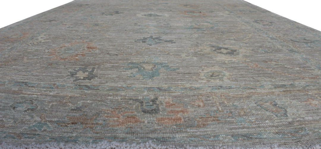 Vintage 5x7 Ft Oriental Wool Rug - Turkish Oushak Rug - Hand Knotted Area Rug - 5x7 Living Room Rug - Small Bedroom Rug - Family Room Rug-San Francisco Rugs--San Francisco Rugs